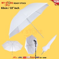 White Studio Photo Umbrella 33 inch Translucent White Transparent Soft 83cm Flash Strobe Photo White