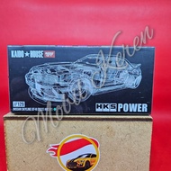 Diecast Mini GT Kaido House HKS Power Super Oil Nissan Skyline GT-R (R33) HKS V1 green rubber tires