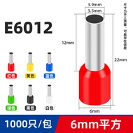 1000 ชิ้น/แพ็คฉนวนปลายสายไฟ Terminal CRIMP E0508 1008 1508 7508 2508 ความดัน Terminal Ferrules CRIMP