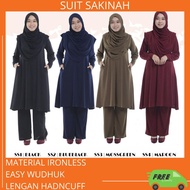 💥SUIT JUBAH SELUAR UMRAH DAN HAJI. SUIT MUSLIMAH NURSING FRIENDLY PLUS SIZE READY SOLAT SET SUIT, IRONLESS💥