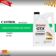 15A66D Castrol GTX ULTRA CLEAN 5w30 Semi Synthetic Engine Oil 4.73L