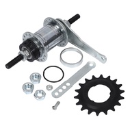 X1Reversing Ride Backwards Brake Fixed Gear Bike Rear Hub Aluminum Alloy Bicycle Bike Coaster Brake