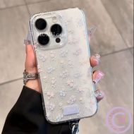 INFINIX case Flower Phone case with Chain Compatible For INFINIX HOT30I/HOT40/HOT9PLAY/NOTE30/NOTE40