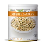 Nutristore Chicken Alfredo | Freeze Dried Emergency Survival Bulk Food Storage Meal | Perfect for Ev