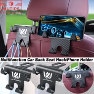 Toyota Alphard Car Back Seat Hook Mobile Phone Holder Plastic Bag Bracket Four Hooks Hanger For 40 3