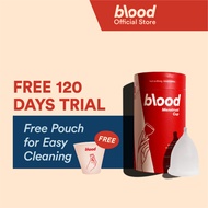 Blood Menstrual Cup - 120 Day Risk-Free Trial - Size Suitable for Beginners