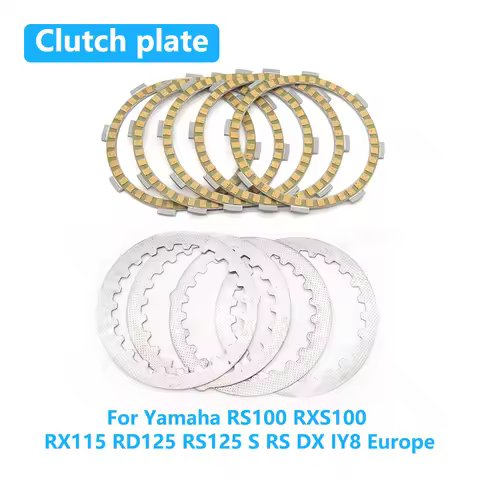 For Yamaha RS100 RXS100 RX115 RD125 RS125 S RS DX IY8 Europe Motorcycle Clutch Plate Steel Plate Fri