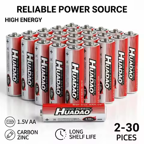 1.5V AA Battery R6P Zinc Carbon Dry Batteries UM-3 High Capacity Disposable for Remote Control Elect