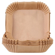 100PCS Air Fryer Baking Paper Square Parchment Paper Food-Grade for 4.5-6L Air Fryer Easy Install Ea