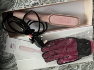 TYMO Ring Hair Straightening Comb Brush Pink