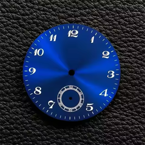 38.9mm 6498 White Enamel Dial seconds hand at 6 o'clock Suitable For ETA6498/ST3621 Movement Watch A