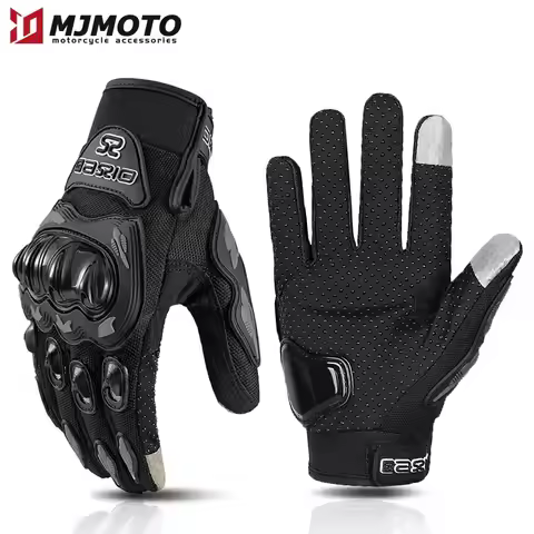 Ummer Breathable Full Finger Motorcycle Gloves Non-slip Wear-resistant Motocross Racing Gloves Touch