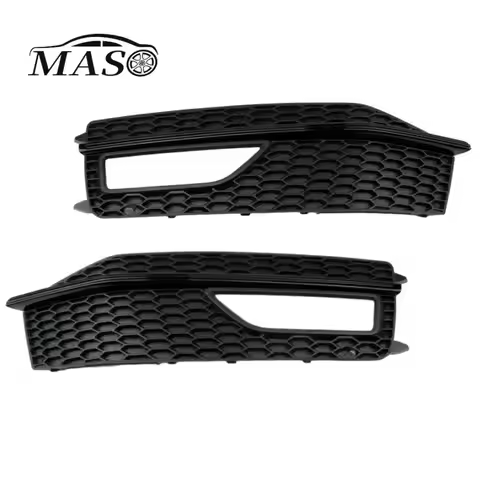 8K0 807 681 L ABS 8K0 807 682M Glossy Black Fit for Audi A4 S-line S4 2013-2015 Bumper Fog Light Lam