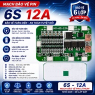 Combo of 2 Battery Protection Circuits 6S 12A 24V HX-6S-12A – BMS 6 Cell 25.2V For LED Lights, Small
