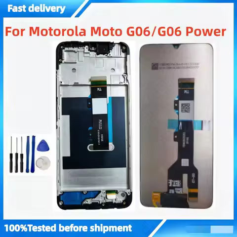 For Motorola Moto G06/ G06 Power LCD Display Touch Screen Digitizer Assembly XT2535-1 XT2535-2 XT253