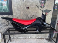 เฟรมรถวิบาก Crf110 สีดำล้วน และสติ๊กเกอร์