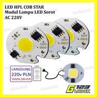 COB Star 220V 3 5 7 10 12 W LED White Spotlight PLN AC 25mm