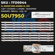 Toshiba 50 Inch TV Backlight 50U7950 JL.D500C1330-003BS-M_V01