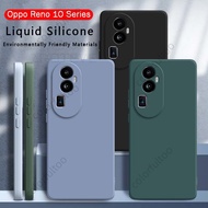 Oppo Reno10 5G Soft Casing For Oppo Reno 10 Pro Plus 10Pro+ Reno10Pro Reno10 4G 5G Square Liquid Silicone Phone Case Couple Soft Back Cover Shockproof Lens Protection Cases