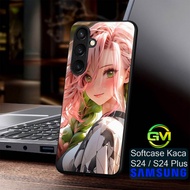 Samsung S24 Glass Softcase | S24FE | S24Plus | Fe Plus |GM28| Samsung S24Plus Case Cover | Mika Hp A