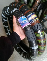 Sepasang Ban Motor Matic Mio Sporty Ring 14 ukuran Depan 70/90 & Belakang 80/90