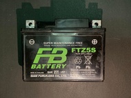 แบตเตอรี่มอเตอร์ไซค์ FB FTZ5S สำหรับมอเตอร์ไซค์