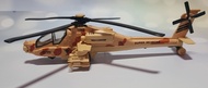 CLEARANCE SALE Apache ship AH-65D Alloy Diecast Military Helicopter Aircraft Model Pull Back Toy Wit
