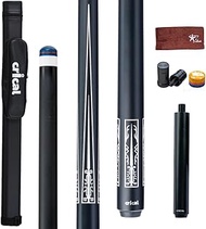 CRICAL Carbon Fiber Pool Cue 12.5mm Tip 58-inch Professional Pool Sticks for Adults Low Deflection B