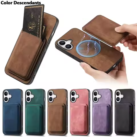 For Vivo Y36 5G 4G Case 2IN1 Detachable Magsafe Leather Back Cover For Y27S Y35 Y21S Y 21 20 16 12 Y