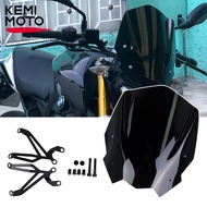 For Bmw G310r G 310r 2017-2022 Motorcycle Accessories Windshield Windscreen With Mount Bracket High 