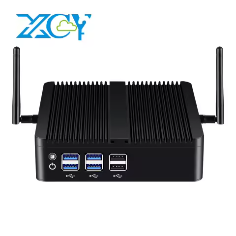 Intel Core i7 4500U Fanless Mini PC HTPC HDMI VGA Display 8xUSB 300Mbps WiFi Gigabit Ethernet Suppor