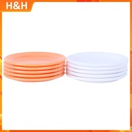【H&H】 5pcs 1:12 Dollhouse Miniatures Dishes Plate Pretend Play Kitchen Accessories Toy