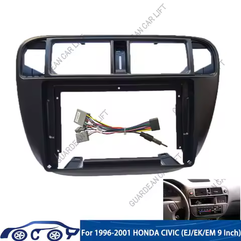 9"Car DVD Frame Audio Dashboard Trim Kit Panel Radio Large Screen Car Multimedia Player for Honda Ci