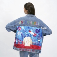 AMR ORIGINAL - ASTRO WORLD 570 - JACKET JEANS OVERSIZE TOXIC Murah