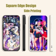 Casing For OPPO Reno6 Reno 7 7z 5K A16E A16K A94 KPop Demon Hunters Huntrix AEG04 Phone Case Square 