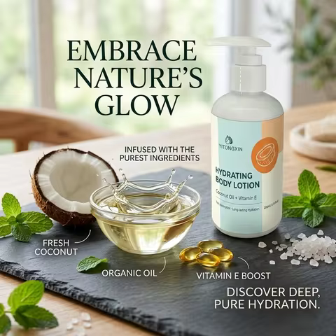 200ml Coconut & Vitamin E Body Lotion Morning Ritual Style Ultra-Creamy Fast-Absorbing Non-Greasy Lo