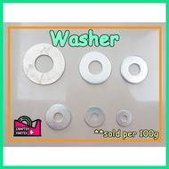 ❁ ◱ ◐ (PER 100grams) Washer/ GI Flat Washer/ Plain Washer