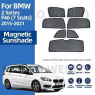Car Window Sunshade for BMW 2Series F46 7Seats 2015-2021 Front Rear Sun Visor Curtain UV Protection 