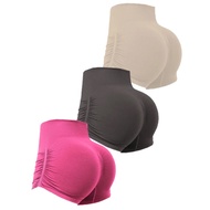 Topsports Fitness Shorts Women Threaded Quick-Drying Peach Pleated Three-Point Skinny Yoga Pants Hip