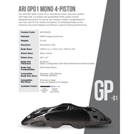ADTORY ARI GP-01 GP01 MONO 4 POT BIG BRAKE KIT MINI RIM 17 & ABOVE