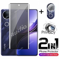Vivo V50e 5G 2in1 Private Screen With Lens Film For Vivo V50E VivoV50e 5G 2025 Privacy Screen Protec
