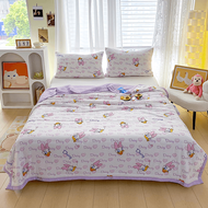 Disney Blanket Stitch ผ้าห่ม ผ้าห่มแอร์ การ์ตูน Knitted Cotton Mickey/Minnie/Snoopy นักเรียน วัยผู้ใ
