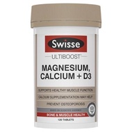 Swisse Ultiboost Magnesium Calcium+D3 120 Tablets