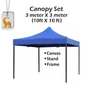 10‘ x 10‘ Canopy Express Kanopi Khemah Pasar Malam Ramadan Tent Portable 10 kaki x 10 kaki Kanopi