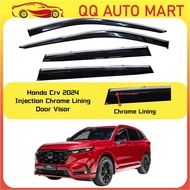 Honda Crv 2024 Chrome Lining Injection Door Visor