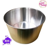 LOYANG BULAT 8X5 LOYANG KEK BULAT | ROUND CAKE MOLD CAKE MOULD ACUAN KEK BULAT by AZIM BAKERY