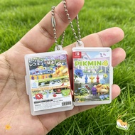 Pikmin4 Pikmin Mini Game Tape Keychain Switch Game Peripheral Cassette Tape Small Pendant Charm