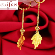 916 Gold National Style Earings for Women Korean Style Non Fading Earrings