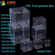 【ABD】Square PVC Transparent Box Plastic Gift Box Cake Box Candy Box （Small Size）