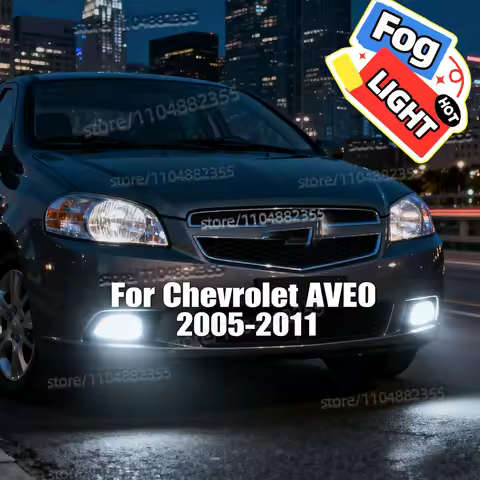 2pcs Car LED Front Fog Lights Bulbs For Chevrolet AVEO 2005 2006 2007 2008 2009 2010 2011